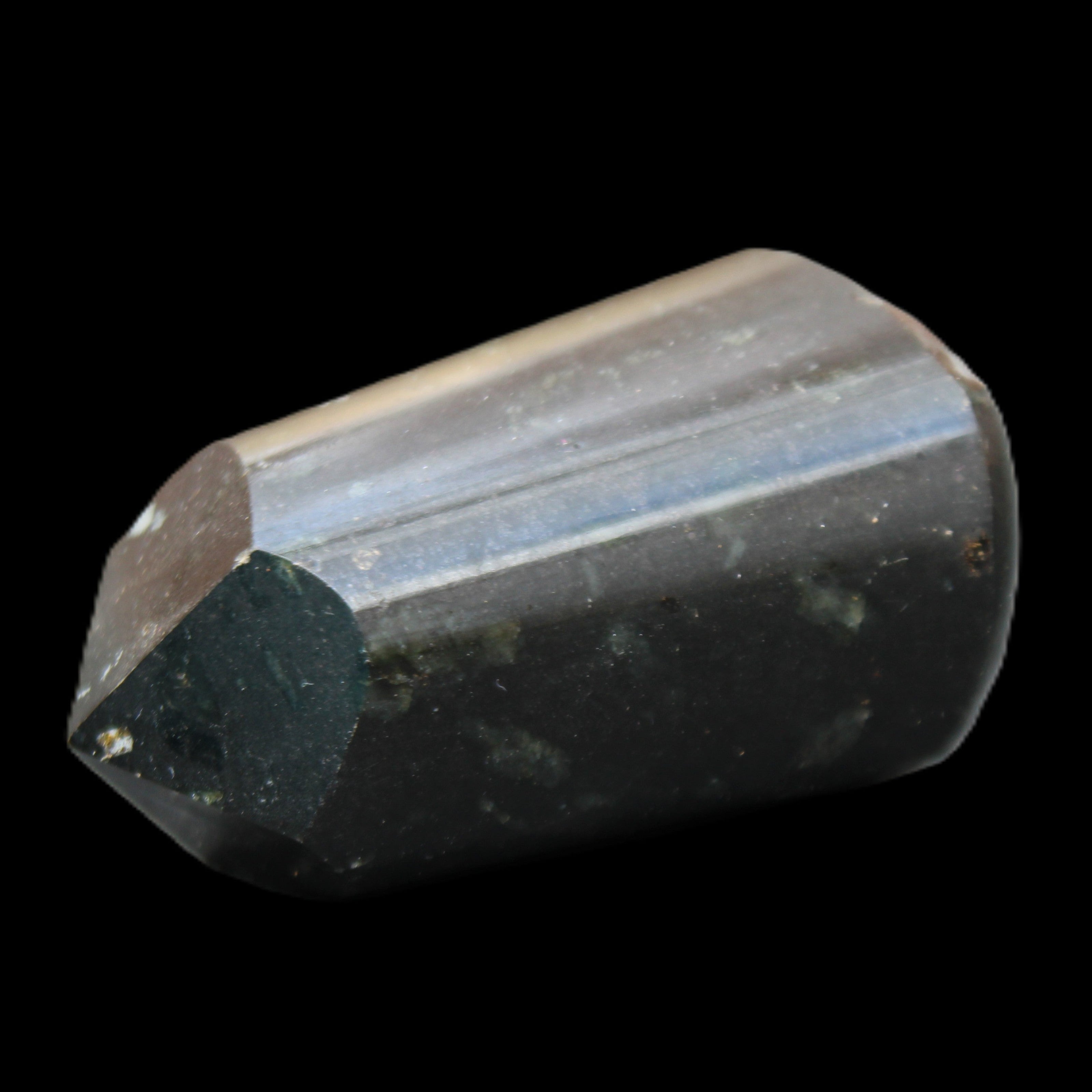 Black Tourmaline polished generator crystal 40*35*70mm 187g in sunlight - Rocks and Things Store