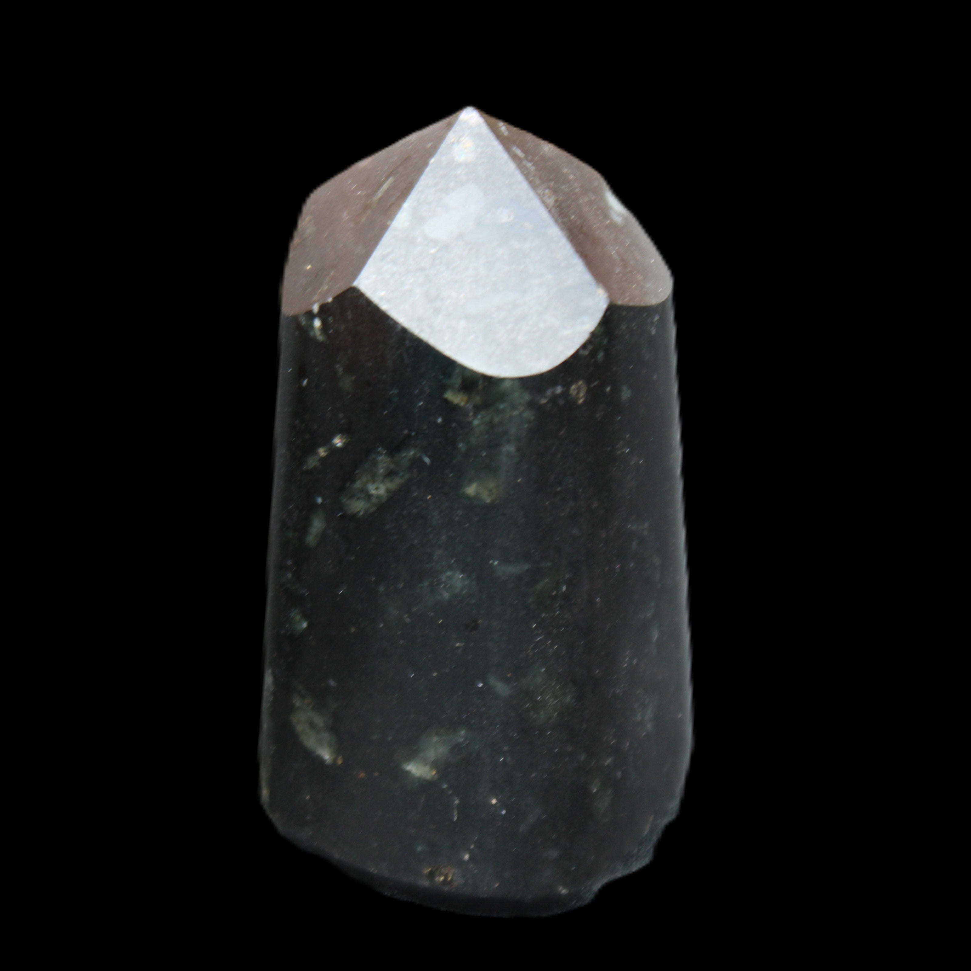 Black Tourmaline polished generator crystal 40*35*70mm 187g in sunlight - Rocks and Things Store
