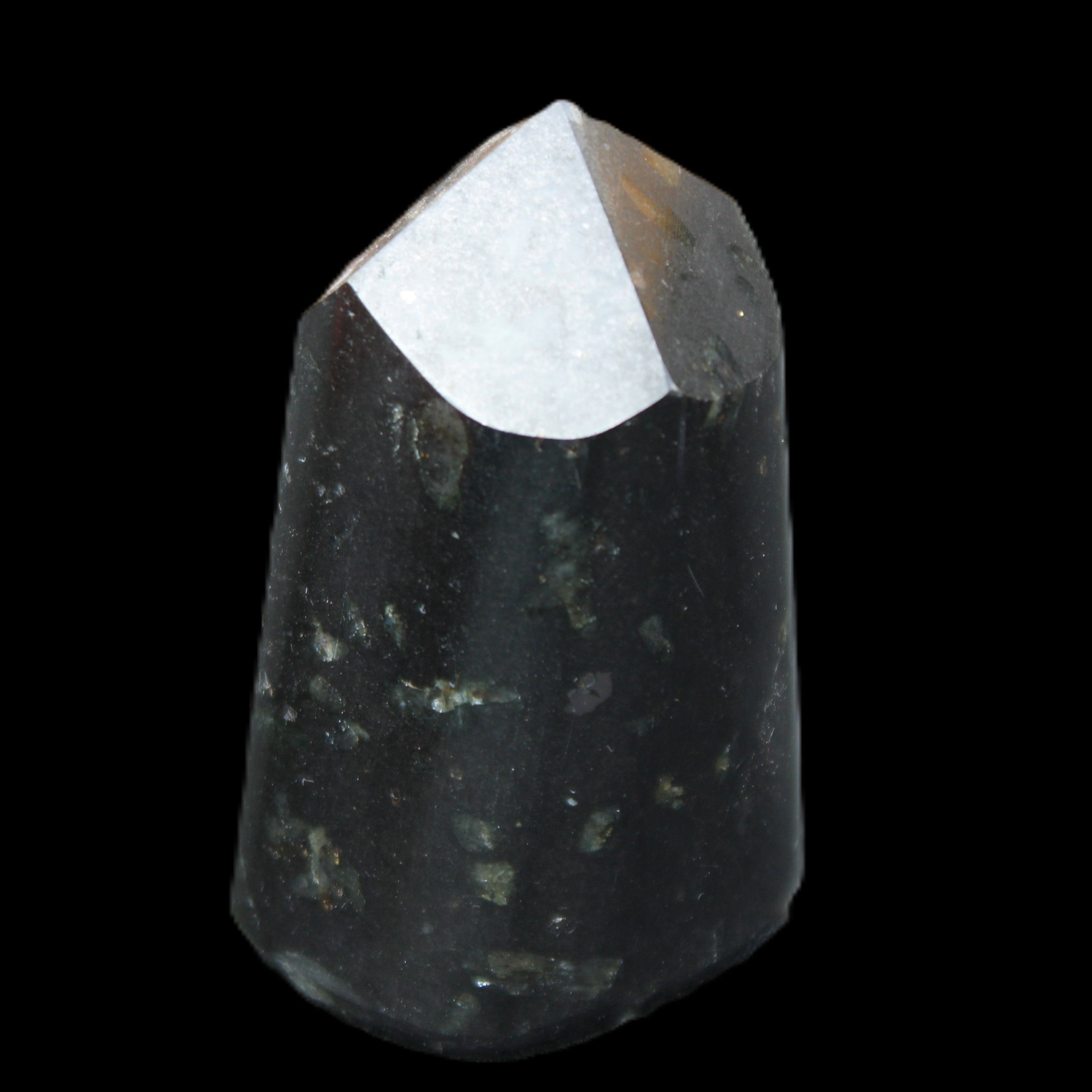 Black Tourmaline polished generator crystal 40*35*70mm 187g in sunlight - Rocks and Things Store