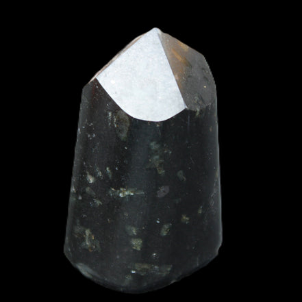 Black Tourmaline polished generator crystal 40*35*70mm 187g in sunlight - Rocks and Things Store