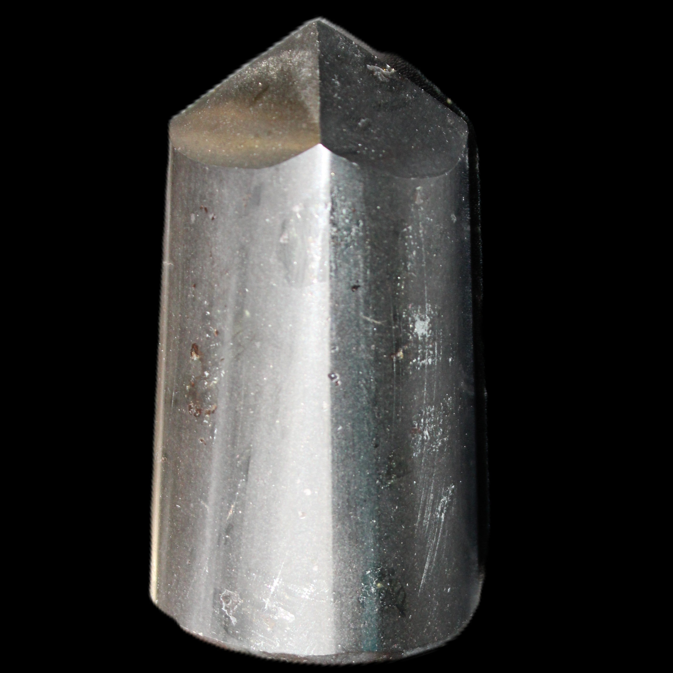 Black Tourmaline polished generator crystal 35*32*65mm 149g in sunlight - Rocks and Things Store