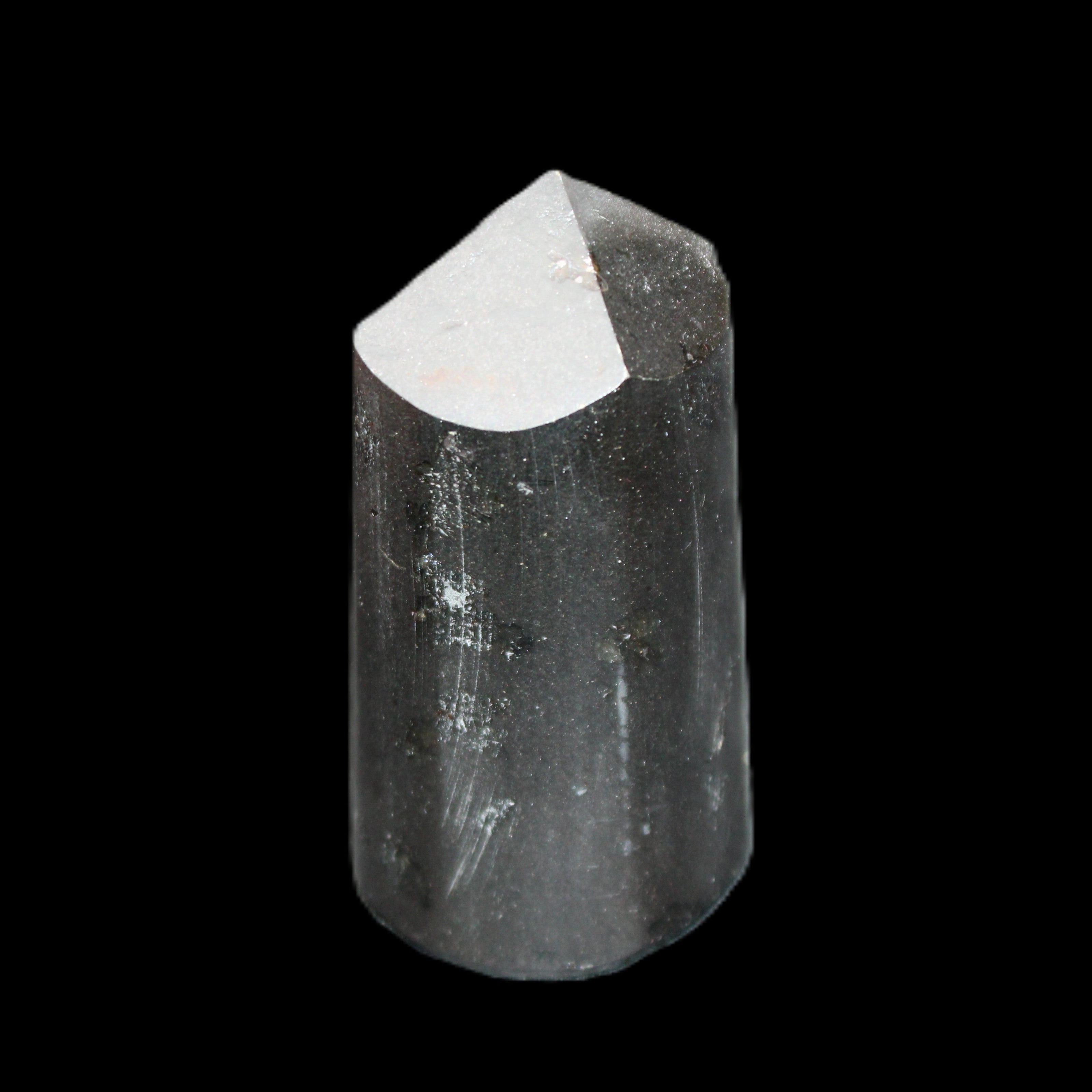 Black Tourmaline polished generator crystal 35*32*65mm 149g in sunlight - Rocks and Things Store