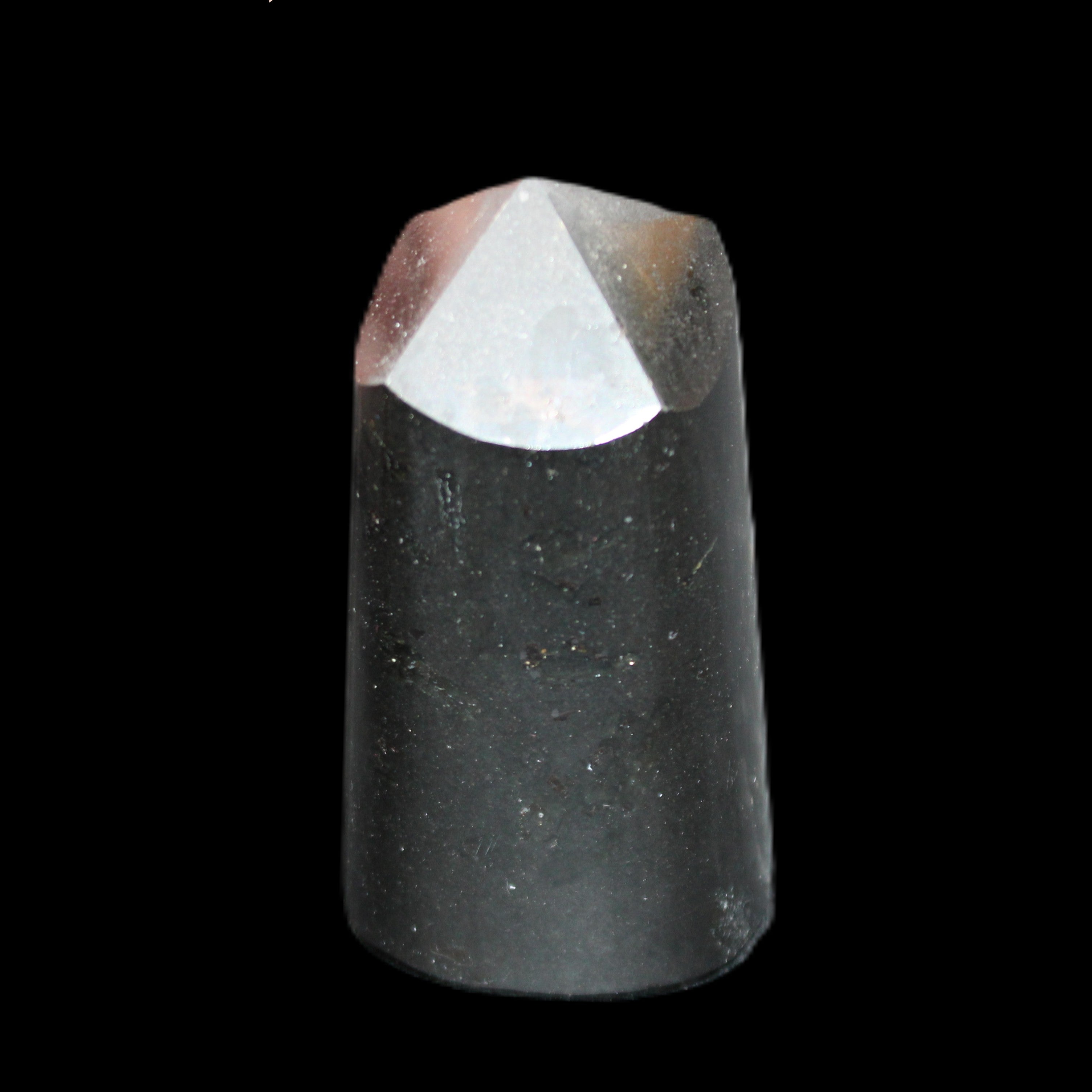 Black Tourmaline polished generator crystal 35*32*65mm 149g in sunlight - Rocks and Things Store