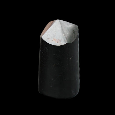 Black Tourmaline polished generator crystal 35*32*65mm 149g in sunlight - Rocks and Things Store