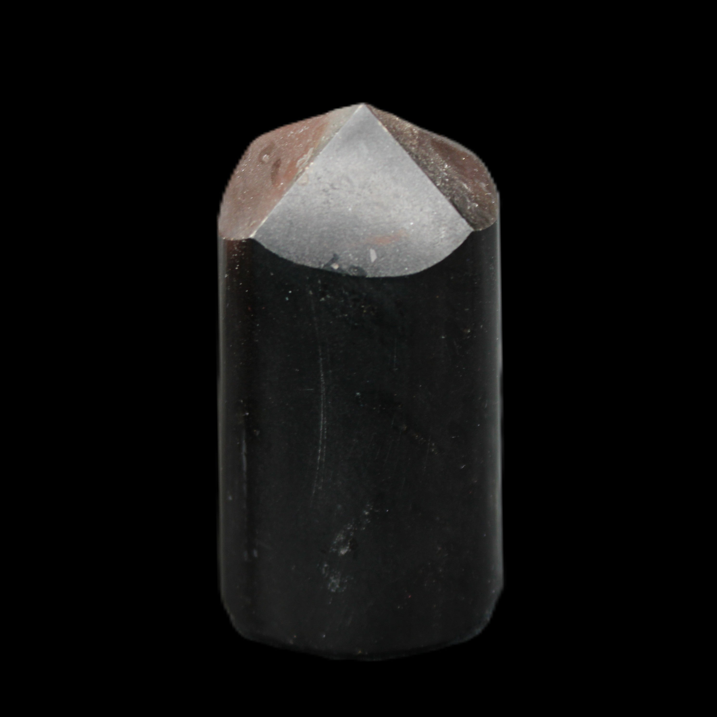 Black Tourmaline polished generator crystal 35*32*65mm 149g in sunlight - Rocks and Things Store