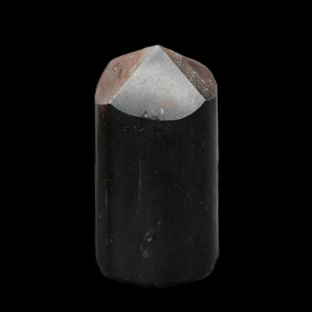 Black Tourmaline polished generator crystal 35*32*65mm 149g in sunlight - Rocks and Things Store