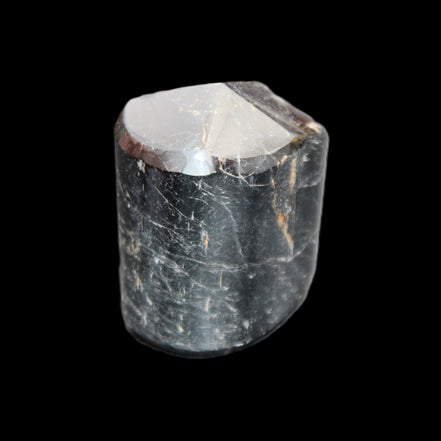 Black Tourmaline polished generator crystal 39*30*49mm 123g in sunlight - Rocks and Things Store