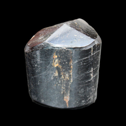Black Tourmaline polished generator crystal 39*30*49mm 123g in sunlight - Rocks and Things Store
