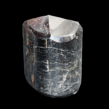 Black Tourmaline polished generator crystal 39*30*49mm 123g in sunlight - Rocks and Things Store