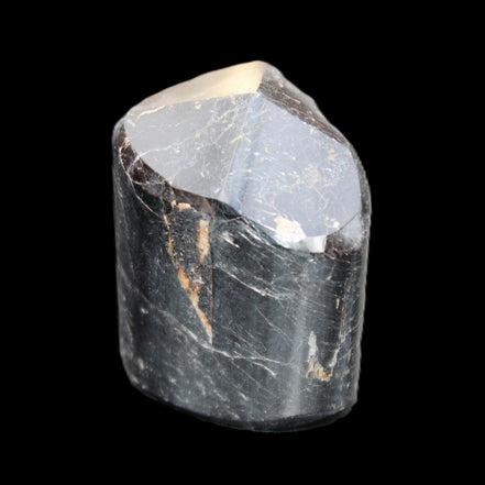 Black Tourmaline polished generator crystal 39*30*49mm 123g in sunlight - Rocks and Things Store