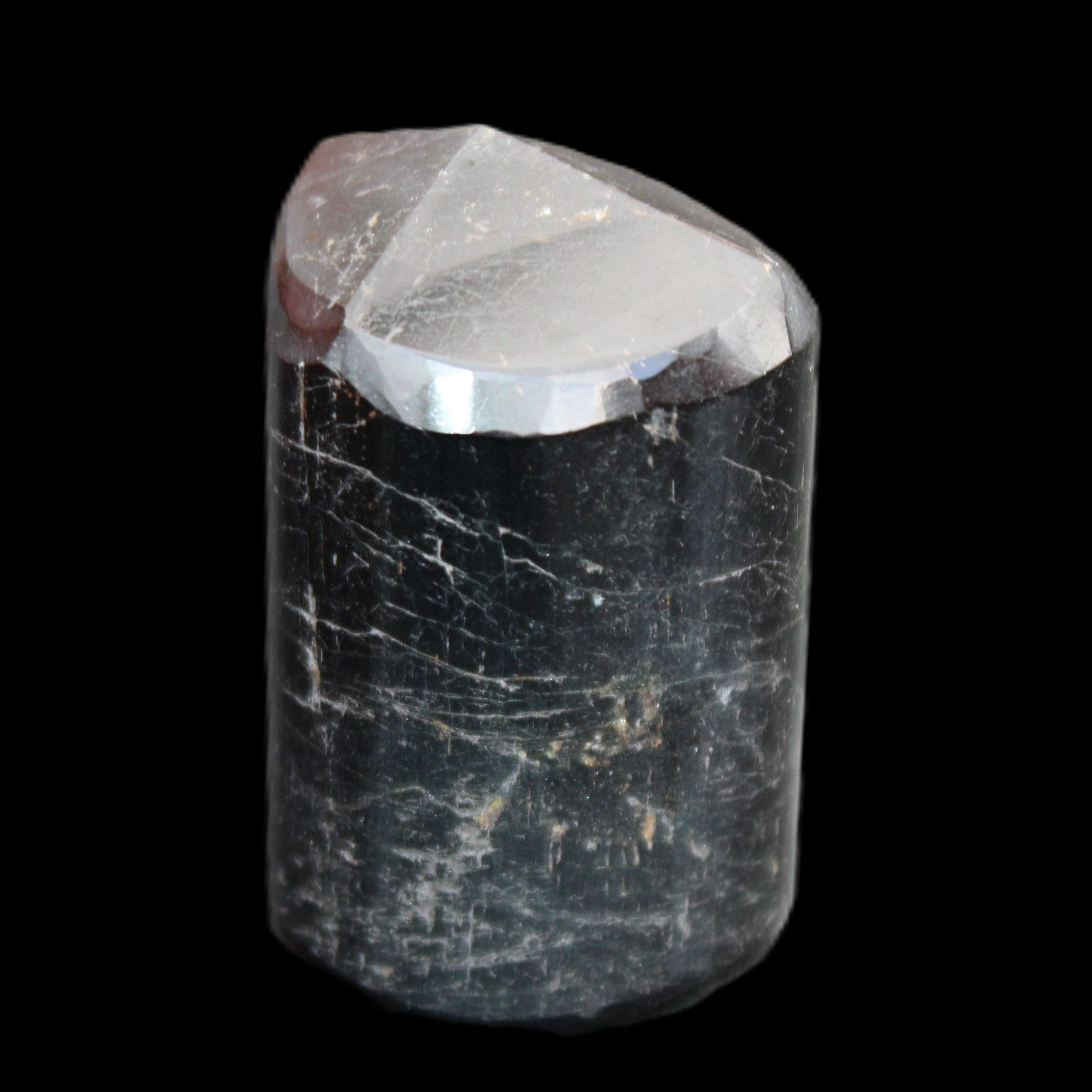 Black Tourmaline polished generator crystal 39*30*49mm 123g in sunlight - Rocks and Things Store