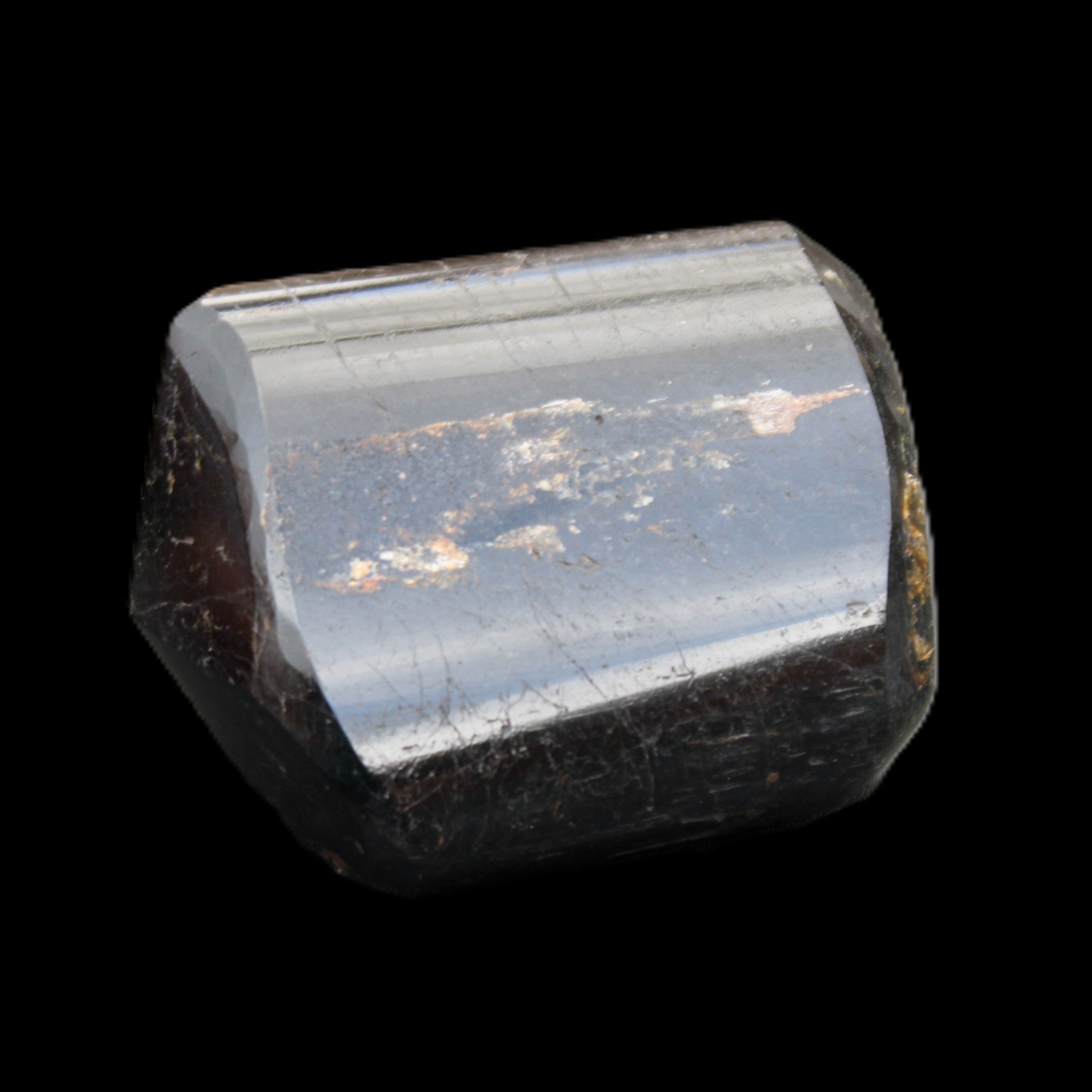 Black Tourmaline polished generator crystal 39*30*49mm 123g in sunlight - Rocks and Things Store