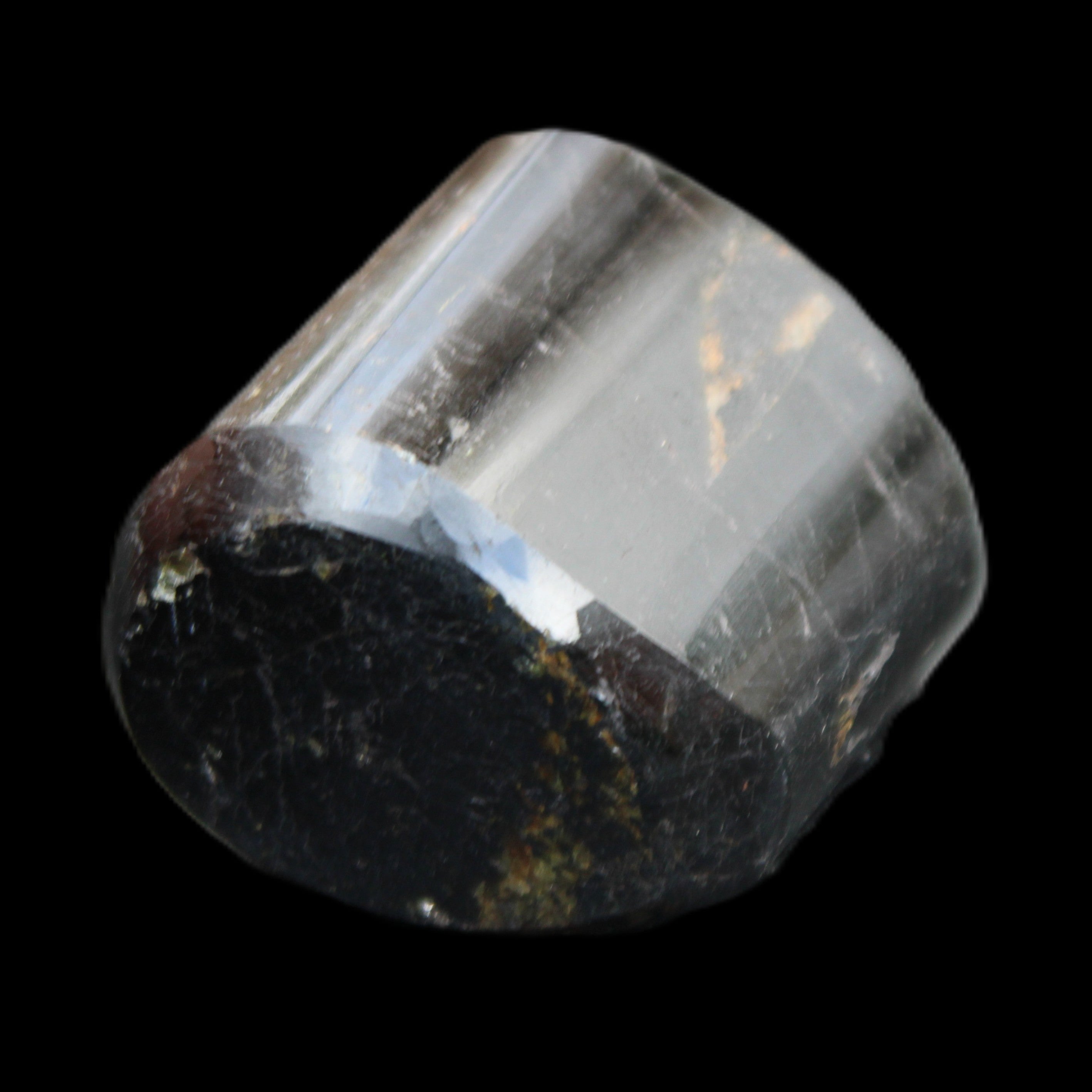 Black Tourmaline polished generator crystal 39*30*49mm 123g in sunlight - Rocks and Things Store