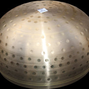 Brass Singing Bowl 145*70mm 1052g mallet 180mm in sunlight - Rocks and Things Store