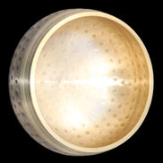 Brass Singing Bowl 145*70mm 1052g mallet 180mm in sunlight - Rocks and Things Store