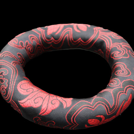 Large Singing Bowl cushion from Nepal 150*30mm 71g in sunlight - Rocks and Things Store