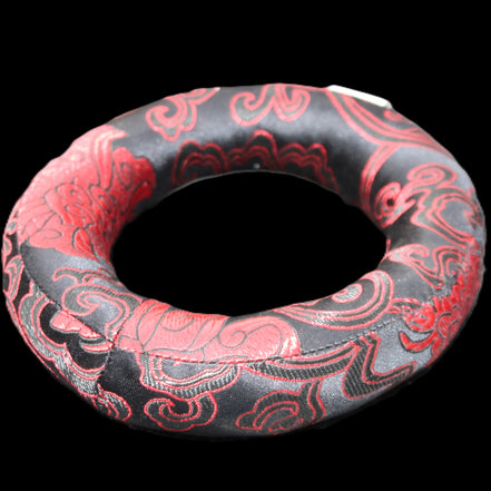 Large Singing Bowl cushion from Nepal 150*30mm 71g in sunlight - Rocks and Things Store