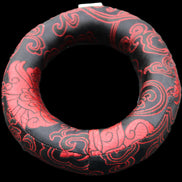 Large Singing Bowl cushion from Nepal 150*30mm 71g in sunlight - Rocks and Things Store