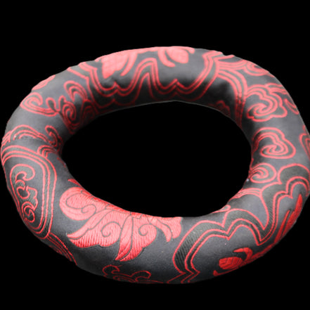 Large Singing Bowl cushion from Nepal 150*30mm 71g in sunlight - Rocks and Things Store