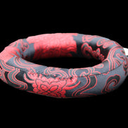 Large Singing Bowl cushion from Nepal 150*30mm 71g in sunlight - Rocks and Things Store