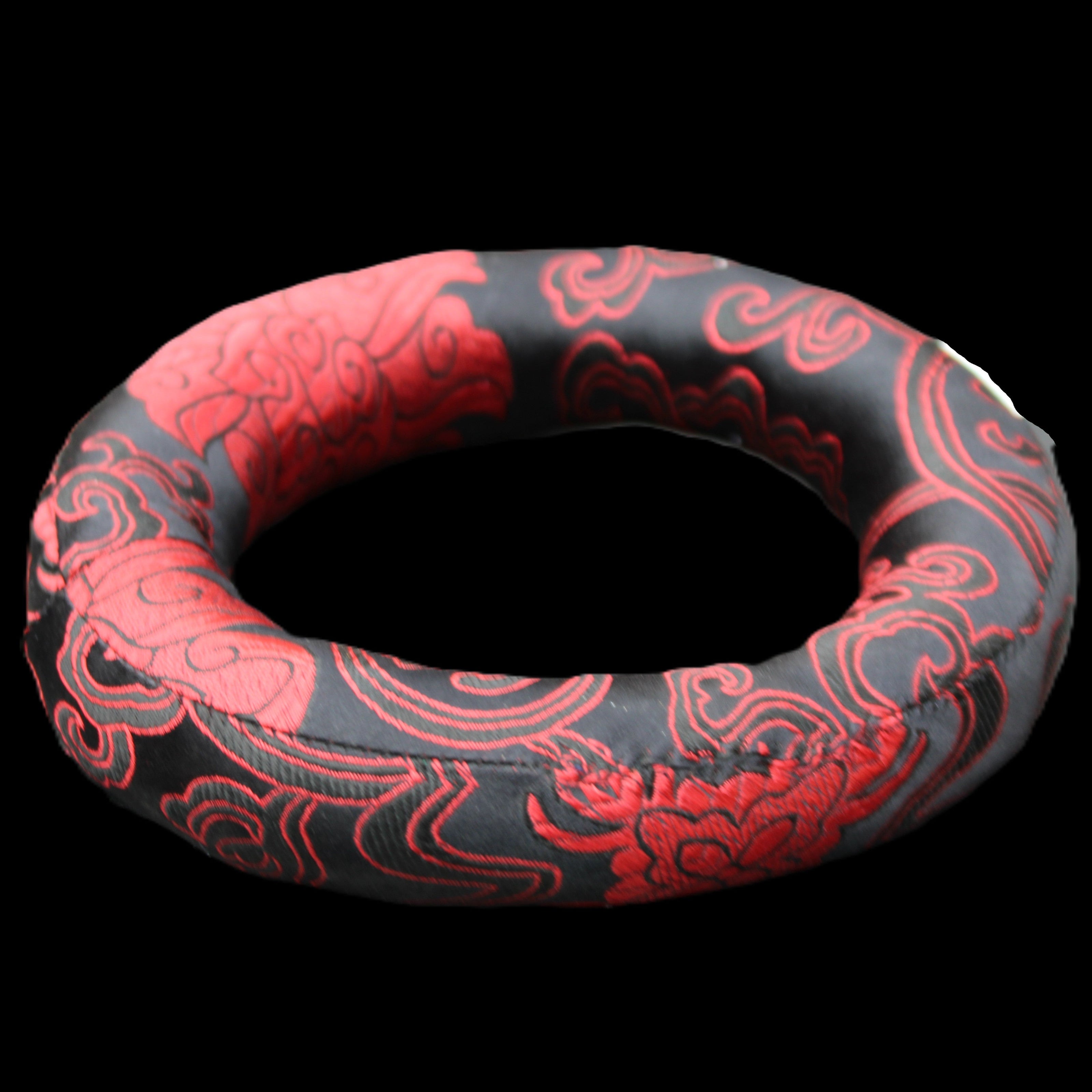 Large Singing Bowl cushion from Nepal 150*30mm 71g in sunlight - Rocks and Things Store