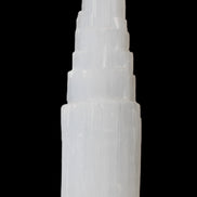 Selenite tower 46*150mm 449g in sunlight - Rocks and Things Store