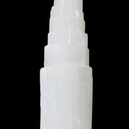 Selenite tower 46*150mm 449g in sunlight - Rocks and Things Store