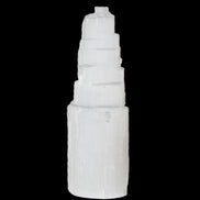 Selenite tower 46*150mm 449g in sunlight - Rocks and Things Store