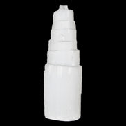 Selenite tower 46*150mm 449g in sunlight - Rocks and Things Store