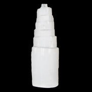 Selenite tower 46*150mm 449g in sunlight - Rocks and Things Store
