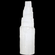 Selenite tower 52*200mm 859g in sunlight - Rocks and Things Store
