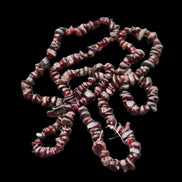Red Garnet polished crystal chip necklace 83mm 83g in sunlight - Rocks and Things Store