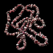 Red Garnet polished crystal chip necklace 83mm 83g in sunlight - Rocks and Things Store