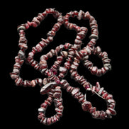 Red Garnet polished crystal chip necklace 83mm 83g in sunlight - Rocks and Things Store