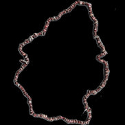 Red Garnet polished crystal chip necklace 83mm 83g in sunlight - Rocks and Things Store