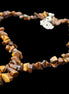Golden Tigers Eye polished chip necklace 41mm 41g in sunlight - Rocks and Things Store