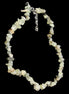 Prehnite polished chip adjustable necklace 40mm 34.6g in sunlight - Rocks and Things Store