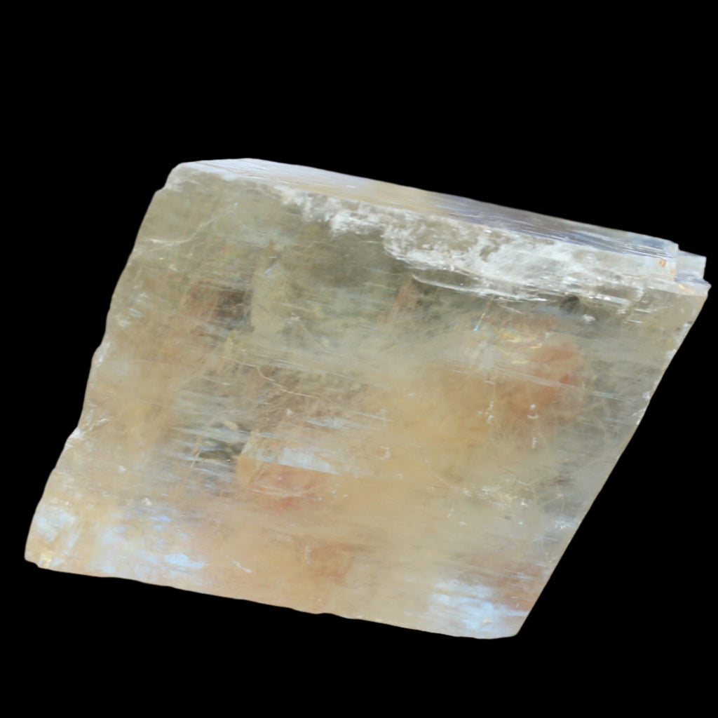 Yellow Calcite Spar crystal from  Iceland 760g Rocks and Things