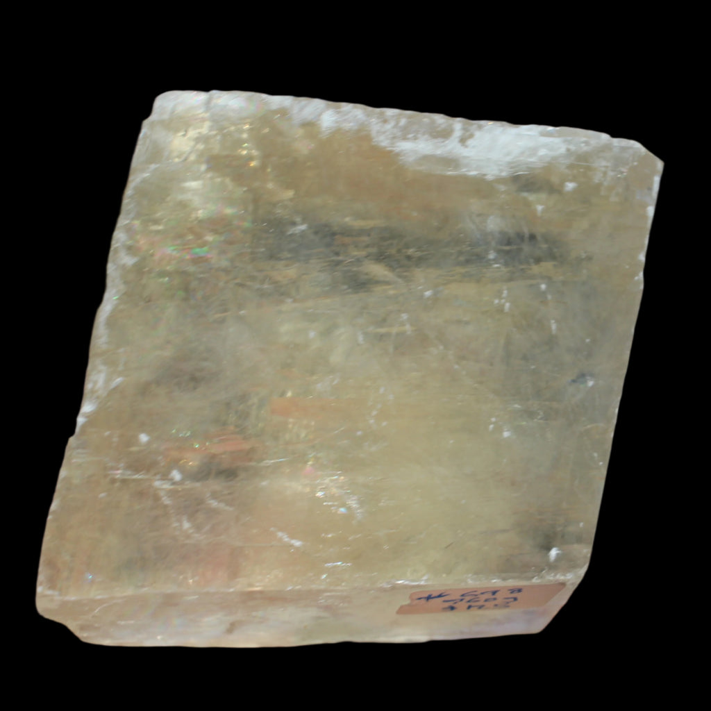 Yellow Calcite Spar crystal from  Iceland 760g Rocks and Things