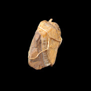 Golden Tigers Eye natural wire wrap pendant 23*14*40mm 16.5g in sunlight - Rocks and Things Store