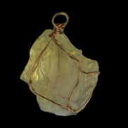 Citrine wire-wrap pendant 28*19*38mm 11.7g in sunlight - Rocks and Things Store