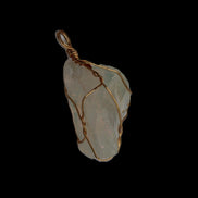 Citrine wire-wrap pendant 28*19*38mm 11.7g in sunlight - Rocks and Things Store