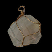 Citrine wire-wrap pendant 28*19*38mm 11.7g in sunlight - Rocks and Things Store