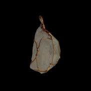 Citrine wire-wrap pendant 28*19*38mm 11.7g in sunlight - Rocks and Things Store