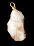 Citrine crystal wire-wrap pendant 15*33mm 11.9g in sunlight - Rocks and Things Store