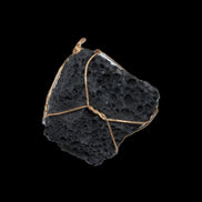 Vesicular Basalt wire-wrapped 30*21*40mm pendant 15g in sunlight - Rocks and Things Store