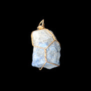 Sodalite natural wire-wrapped pendant 15*23mm 9.2g in sunlight - Rocks and Things Store