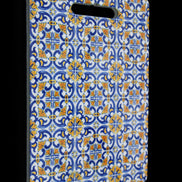 Ceramic cutting board Blue and yellow 200*150*5mm in sunlight - Rocks and Things Store