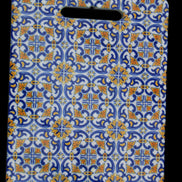 Ceramic cutting board Blue and yellow 200*150*5mm in sunlight - Rocks and Things Store
