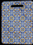 Ceramic cutting board Blue and yellow 200*150*5mm in sunlight - Rocks and Things Store